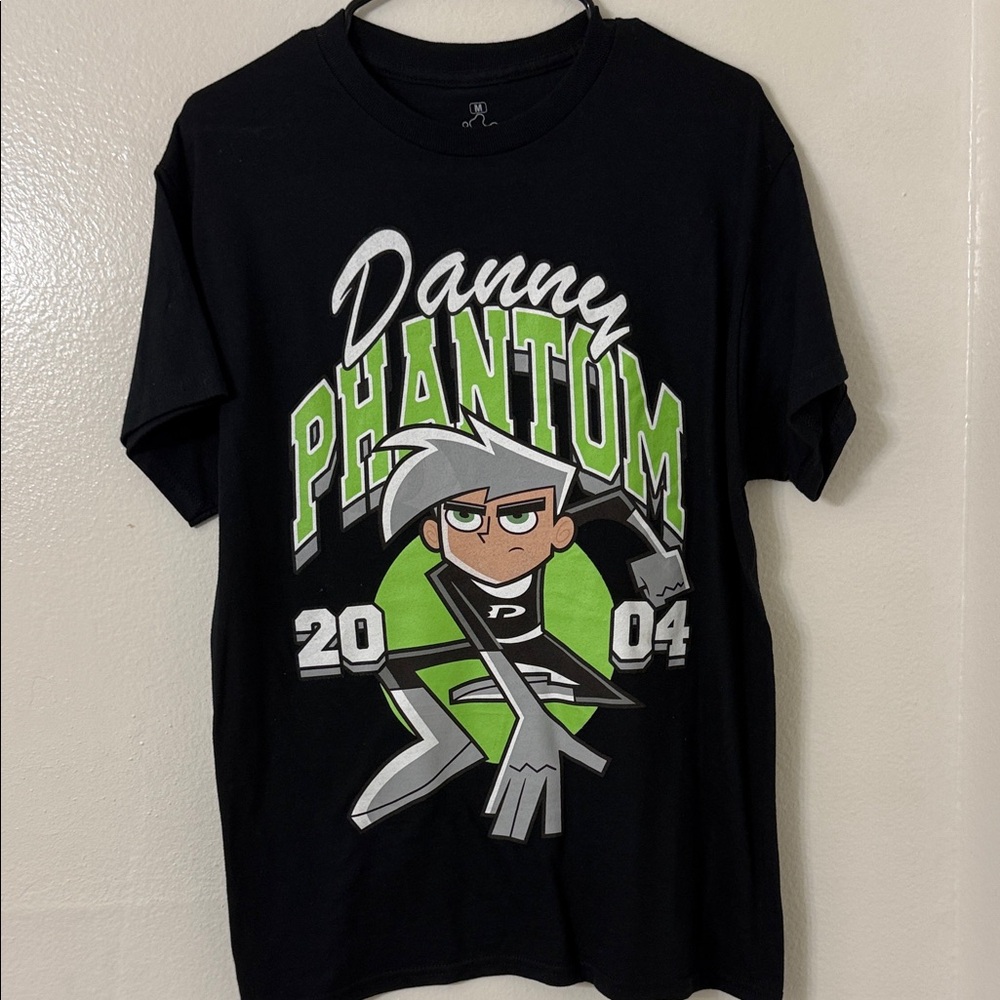 NEW! Nickelodeon Danny Phantom Black Graphic Tee Size: M